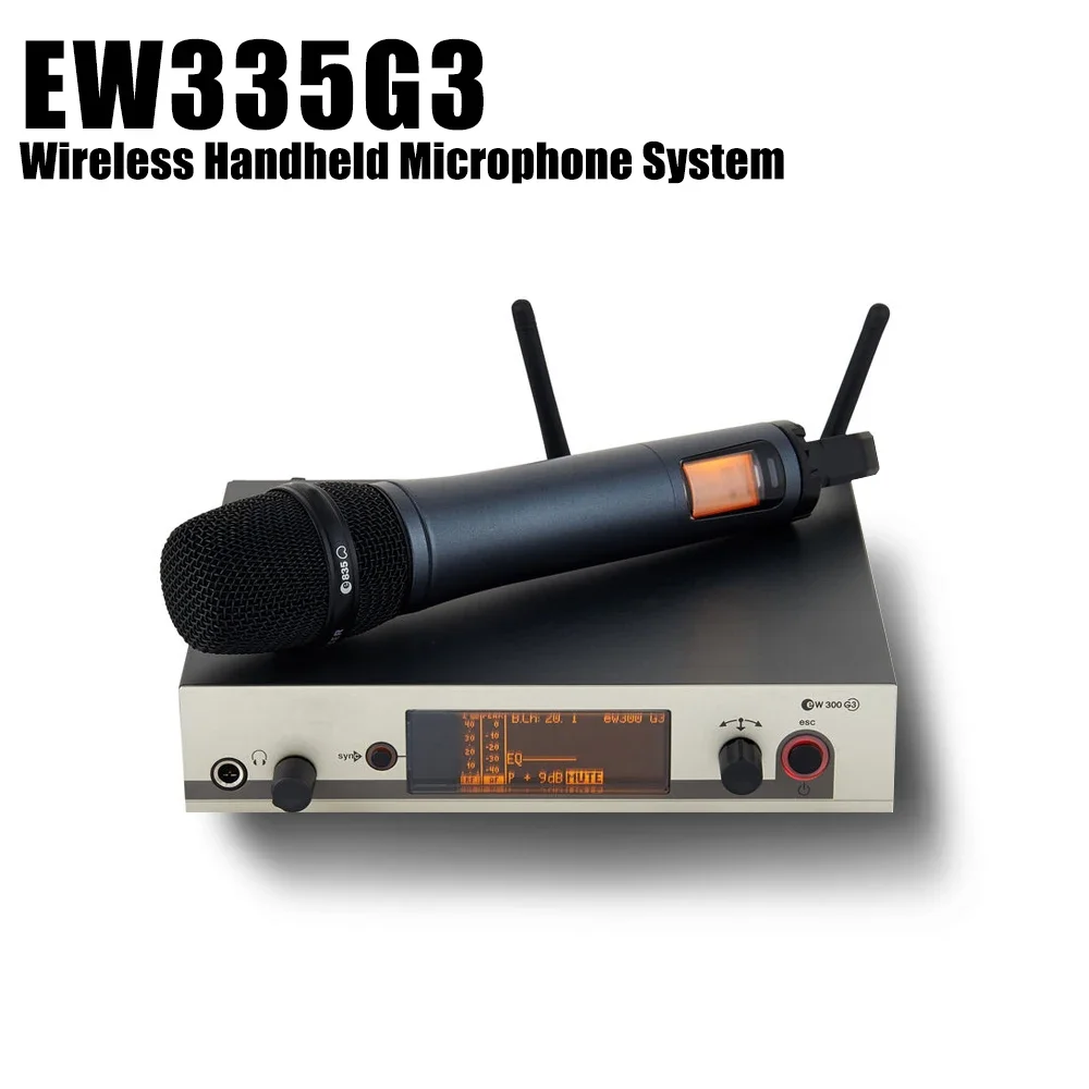 Hot Top 5A quality EW 335G3 and EW 300 G3 Handheld Wireless Microphone System for Live Vocal Sound
Hot Top 5A quality EW 335G3 and EW 300 G3 Handheld Wireless Microphone System for Live Vocal Sound