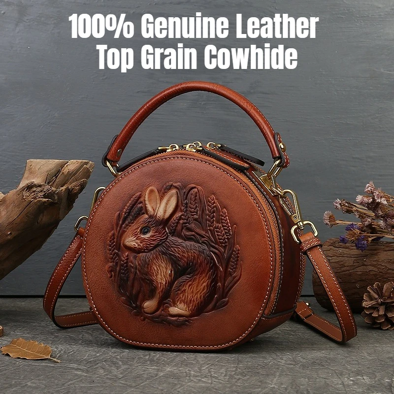 Genuine Leather Handbag for Women, Embossed Artistic Ethnic Shoulder Crossbody Bag, Niche Vintage Boho Purse
Genuine Leather Handbag for Women, Embossed Artistic Ethnic Shoulder Crossbody Bag, Niche Vintage Boho Purse