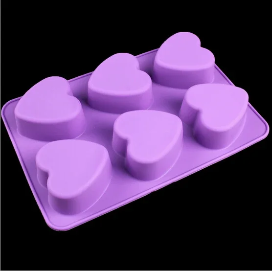 6 Holes Loving Heart Shape Silicone Fondant Mold DIY Colorful Sweet Heart Chocolate Candy Paste Cake Decorating Tool Mold
6 Holes Loving Heart Shape Silicone Fondant Mold DIY Colorful Sweet Heart Chocolate Candy Paste Cake Decorating Tool Mold