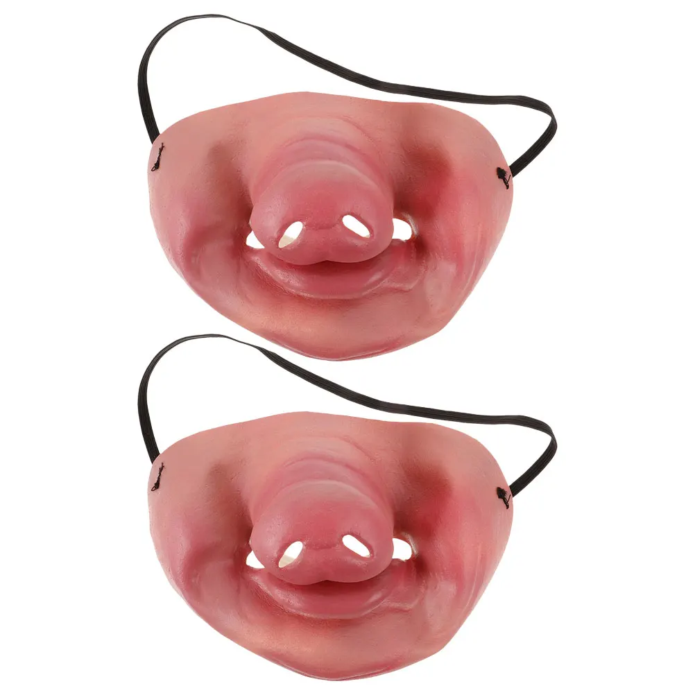2 Pcs Pig Nose Mask Animal Costume Fake Game Props Creative Snout Emulsion Funny Costumes 
2 Pcs Pig Nose Mask Animal Costume Fake Game Props Creative Snout Emulsion Funny Costumes
