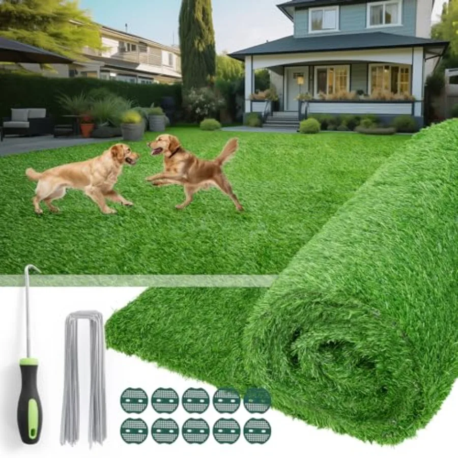 Artificial Turf Grass Outdoor - Synthetic Realistic Fake Grass Indoor Turf Rug with Drainage Holes for Patio, Balcony, Backyard
Artificial Turf Grass Outdoor - Synthetic Realistic Fake Grass Indoor Turf Rug with Drainage Holes for Patio, Balcony, Backyard