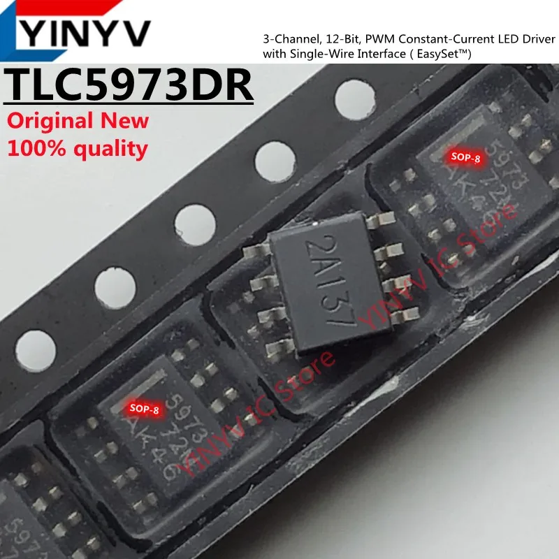 10 шт. TLC5973DR 5973 SOP-8 TLC5973D TLC5973 3-канальный, 12-битный, ШИМ светодиодный драйвер постоянного тока, набор микросхем 100% новый импортный оригинал
10 шт. TLC5973DR 5973 SOP-8 TLC5973D TLC5973 3-канальный, 12-битный, ШИМ светодиодный драйвер постоянного тока, набор микросхем 100% новый импортный оригинал