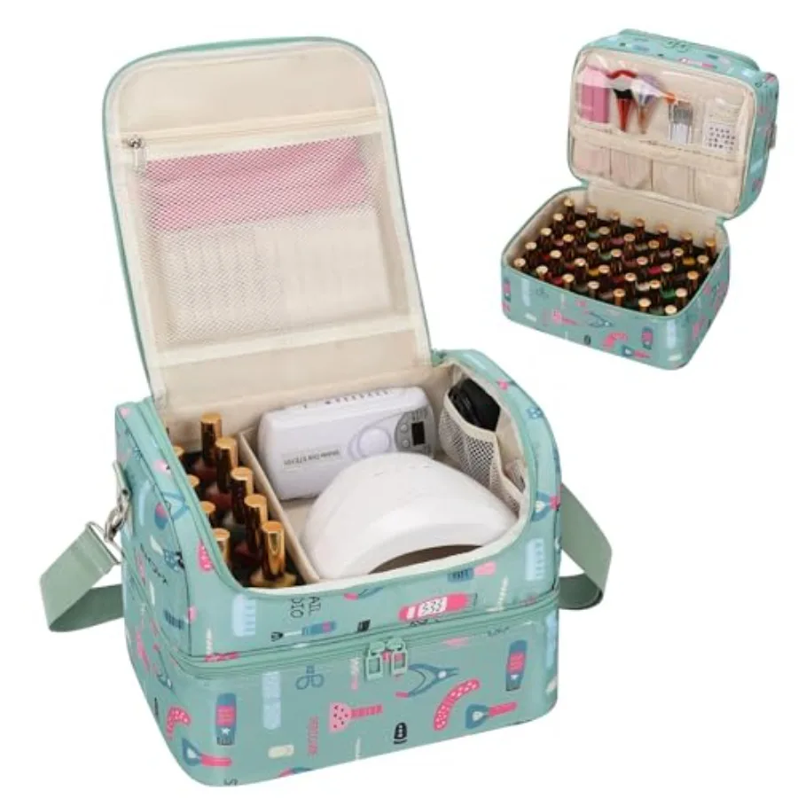 【Spot goods】Nail Polish Organizer Case - Holds 45-90 Bottles and UV Nail Lamp Nail Tech Organizers And Storage Bag for Nail Sup
【Spot goods】Nail Polish Organizer Case - Holds 45-90 Bottles and UV Nail Lamp Nail Tech Organizers And Storage Bag for Nail Sup