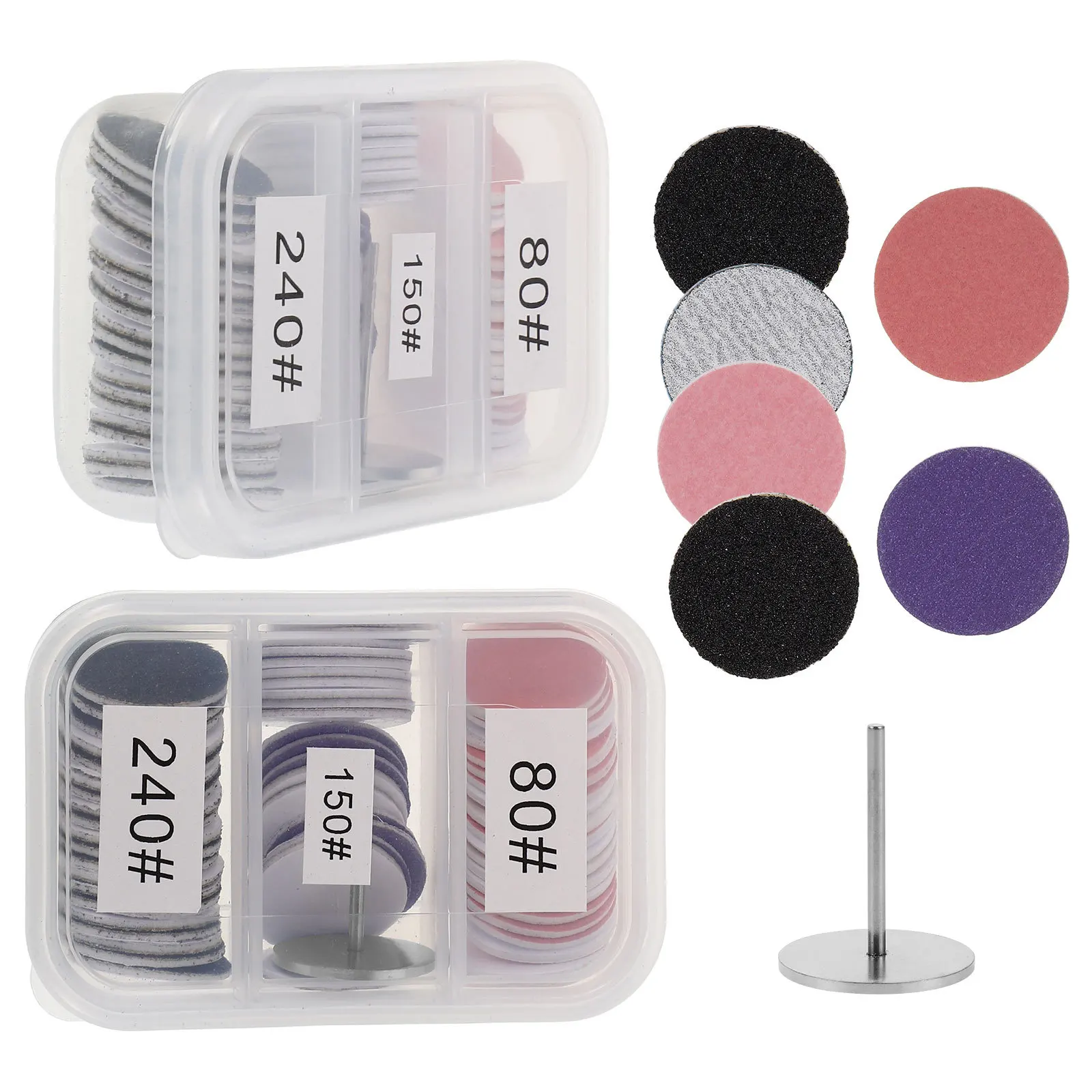 2Set Nail Manicure Sandpaper Discs 25mm Replacement Pads Professional Nail Drill Foot File Sanding Discs Pedicure Buffing Dead
2Set Nail Manicure Sandpaper Discs 25mm Replacement Pads Professional Nail Drill Foot File Sanding Discs Pedicure Buffing Dead