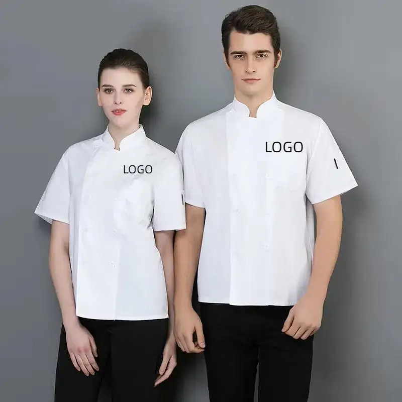 Chef Uniform For Men Women With Logo Restaurante Personalized Cook Clothes Shirt Sleeves Jacket Works Top Custom Print Pattern
Chef Uniform For Men Women With Logo Restaurante Personalized Cook Clothes Shirt Sleeves Jacket Works Top Custom Print Pattern