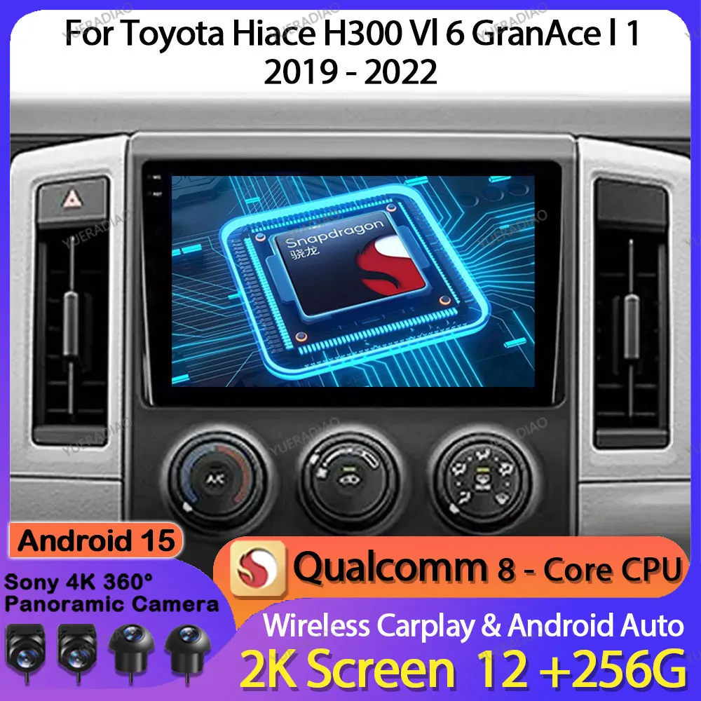 Android 15 Car Radio For Toyota Hiace H300 VI 6 GranAce I 1 2019 - 2022 GPS NAVI Multimedia Stereo Video Player BT Head Unit
Android 15 Car Radio For Toyota Hiace H300 VI 6 GranAce I 1 2019 - 2022 GPS NAVI Multimedia Stereo Video Player BT Head Unit