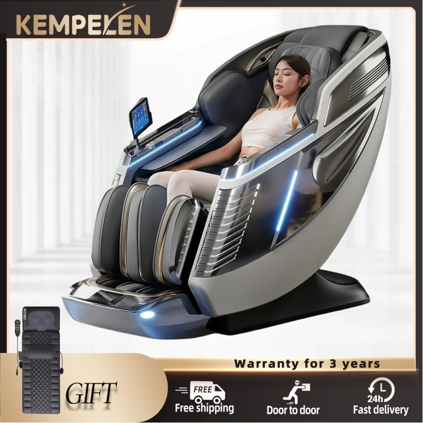 4D Dual-Core SL Track Massage Chair with Calf Kneading, Leg Rollers, Foot Massage, Thai Stretch & Heat
4D Dual-Core SL Track Massage Chair with Calf Kneading, Leg Rollers, Foot Massage, Thai Stretch & Heat