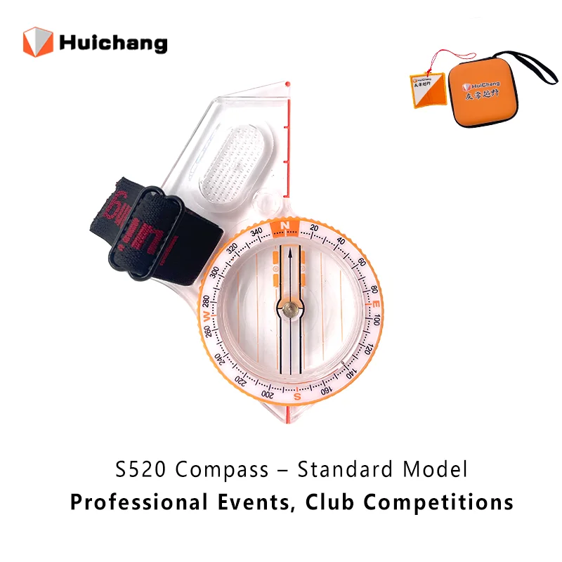 New Huichang Orienteering S520 Professional Compass Strong Magnetic Non-Slip Map Grip Pro Scale Ruler For Student Race Outdoor
New Huichang Orienteering S520 Professional Compass Strong Magnetic Non-Slip Map Grip Pro Scale Ruler For Student Race Outdoor