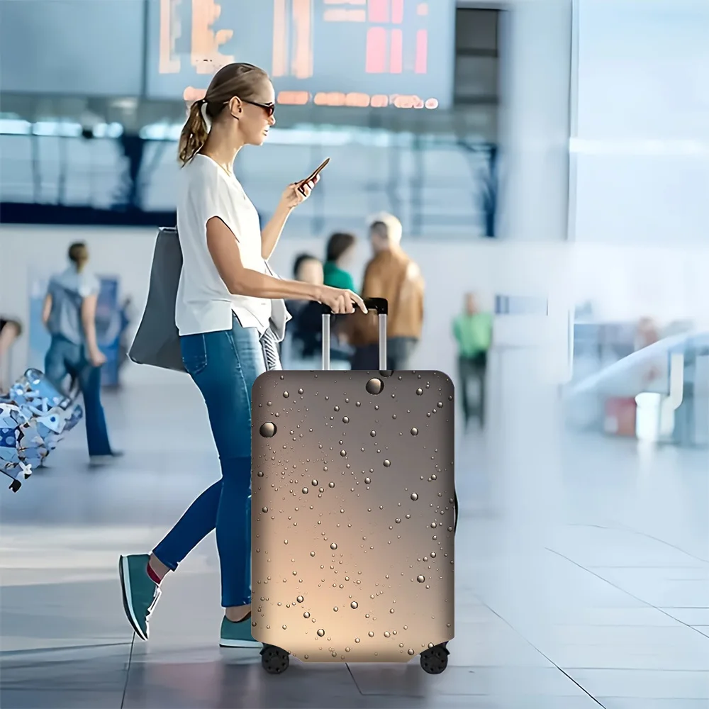 1 PC water drop print luggage cover for luggage sizes 18 – 32 inches; dust and elastic travel accessories to effectively prot
1 PC water drop print luggage cover for luggage sizes 18 – 32 inches; dust and elastic travel accessories to effectively prot