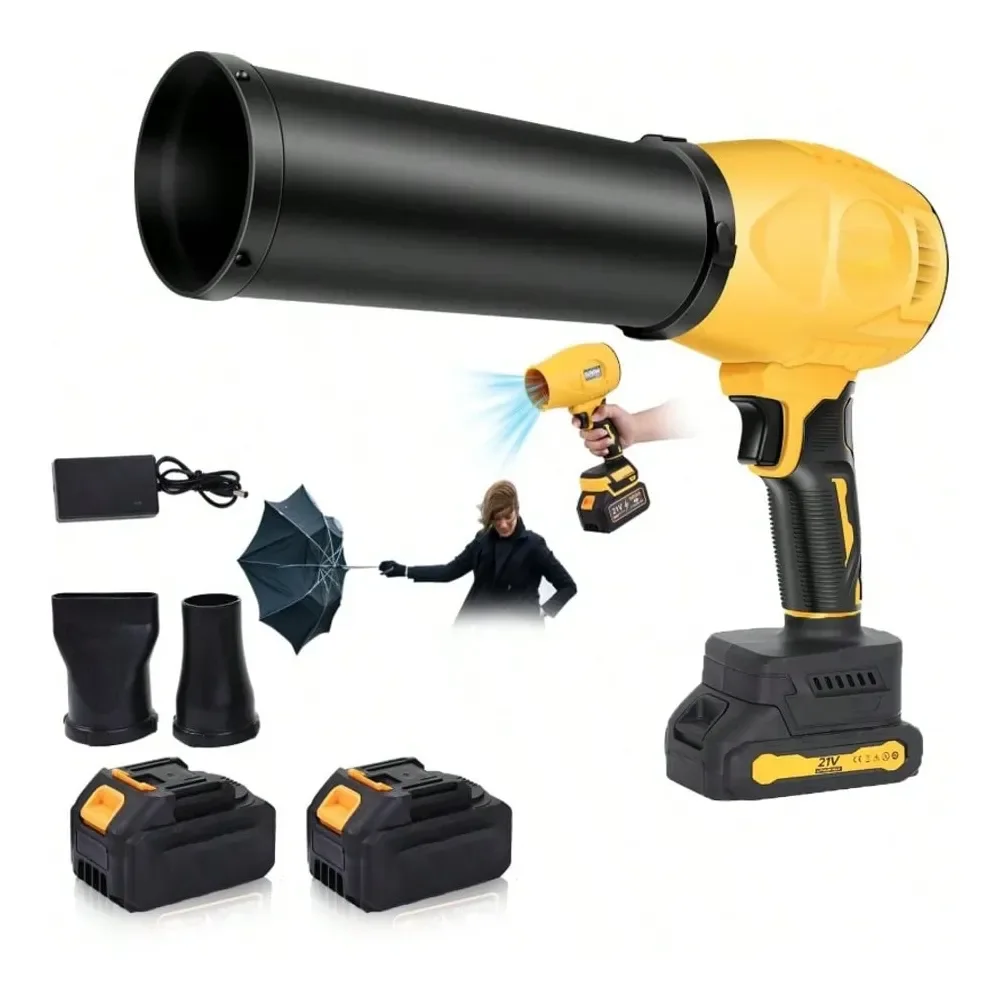 Cordless Leaf Blower, Handheld Garden Blower, 180,000 RPM, With 24000mAh Batteries, Ideal For Patio Cleaning, Leaf Removal, Dry
Cordless Leaf Blower, Handheld Garden Blower, 180,000 RPM, With 24000mAh Batteries, Ideal For Patio Cleaning, Leaf Removal, Dry