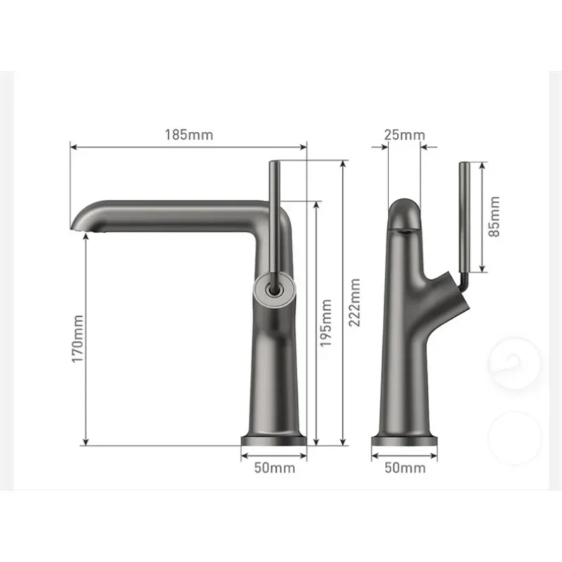 All copper faucet, wire gold wash basin, faucet hot and cold water to wash your face
All copper faucet, wire gold wash basin, faucet hot and cold water to wash your face