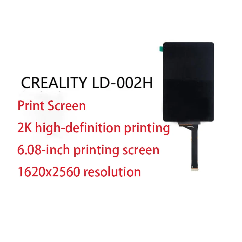6.08-inch 2K black and white screen for CREALITY Creative 3D LD-002H 3D printing screen DXQ608-X04
6.08-inch 2K black and white screen for CREALITY Creative 3D LD-002H 3D printing screen DXQ608-X04