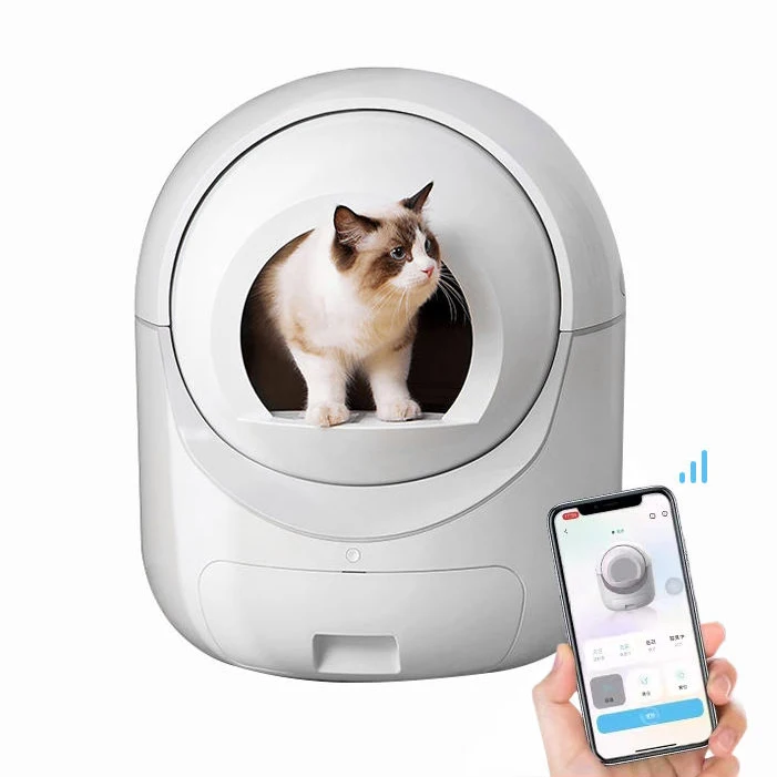 Best Selling China Factory Price Intelligent Kitty Smart cat Toilet wifi APP Remote Sterilization Alarm Automatic cat toilet
Best Selling China Factory Price Intelligent Kitty Smart cat Toilet wifi APP Remote Sterilization Alarm Automatic cat toilet