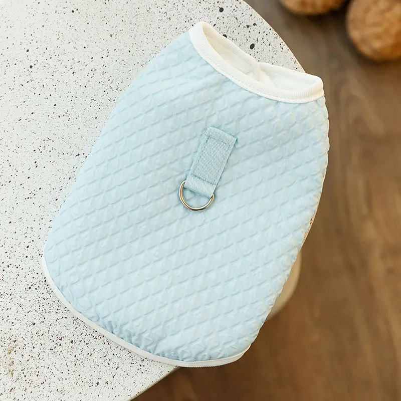 Blue Teddy Tank Top Autumn and Winter Dog Jacket Pulling Buckle Puppy Cardigan Fashion Pet Warm Coat
Blue Teddy Tank Top Autumn and Winter Dog Jacket Pulling Buckle Puppy Cardigan Fashion Pet Warm Coat