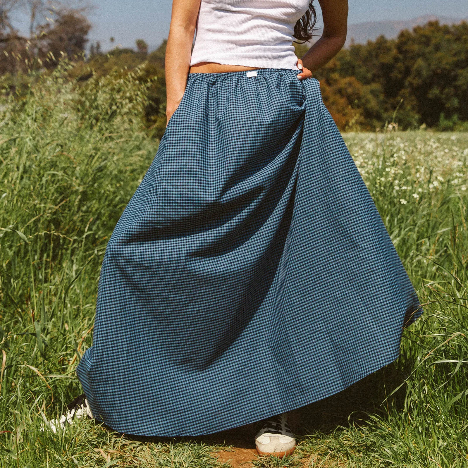 Women's Vintage Long Skirts Plaid Elastic Waist A-line Skirts Spring Summer Casual Skirts Streetwear
Women's Vintage Long Skirts Plaid Elastic Waist A-line Skirts Spring Summer Casual Skirts Streetwear