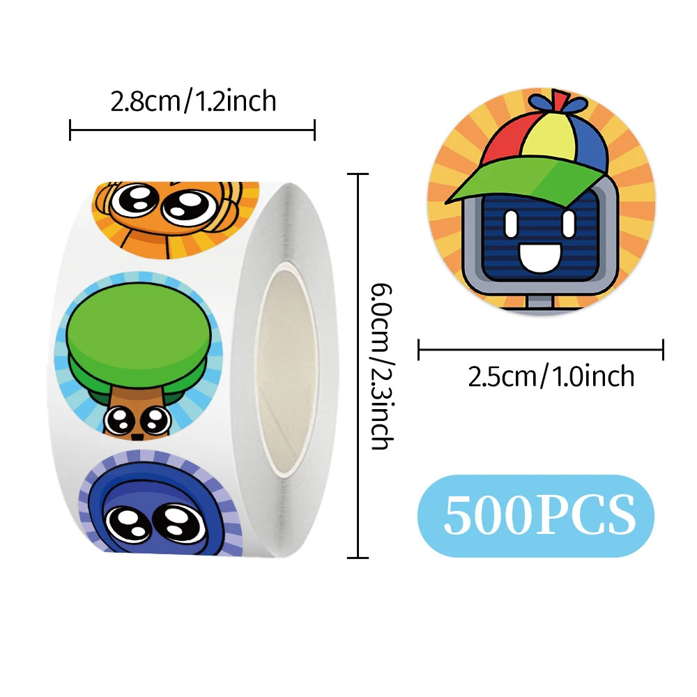 500pcs/Roll Incredibox Sprunki Game Cartoon Sealing Stickers Cute Anime DIY PVC Laptop Decals Decoration Sticker Reward Gift Toy
500pcs/Roll Incredibox Sprunki Game Cartoon Sealing Stickers Cute Anime DIY PVC Laptop Decals Decoration Sticker Reward Gift Toy