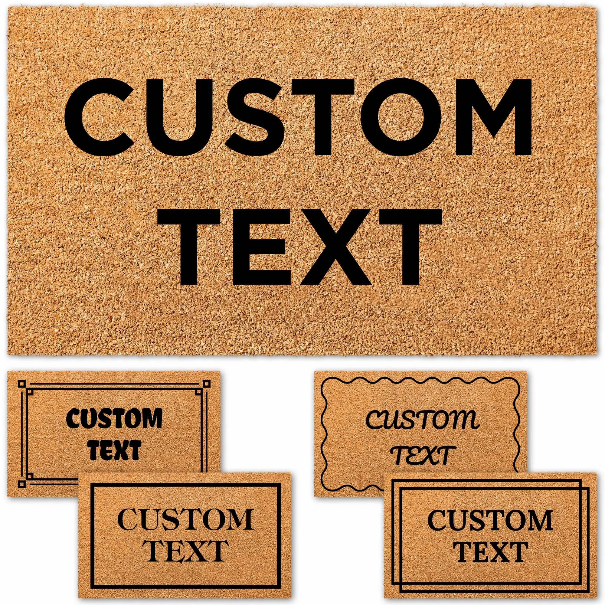 Personalized Coir Door Mat Custom Text Front Door Rug Indoor Outdoor Heavy Duty Non Slip Natural Fiber Entrance Mat House Gift
Personalized Coir Door Mat Custom Text Front Door Rug Indoor Outdoor Heavy Duty Non Slip Natural Fiber Entrance Mat House Gift