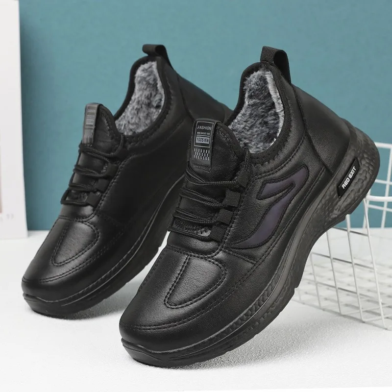 Boots Men Snow Platform Booties For Men Fashion Warm Fur Ankle Boots Men's Winter Boots Soft Working Shoes Male Footwear
Boots Men Snow Platform Booties For Men Fashion Warm Fur Ankle Boots Men's Winter Boots Soft Working Shoes Male Footwear