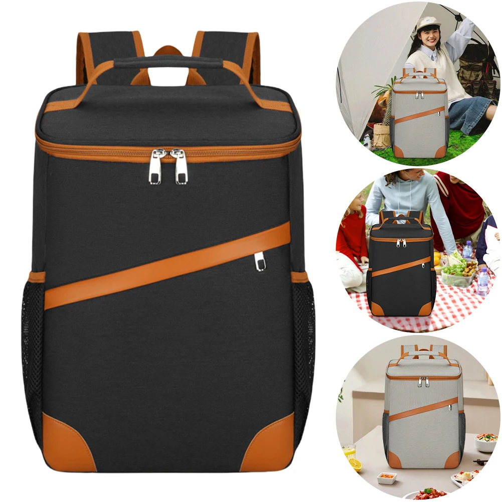 Cooler Backpack Insulated Backpack Large Capacity Food Storage Bag Multiple Pockets Camping Storage Bag for Camping Picnic
Cooler Backpack Insulated Backpack Large Capacity Food Storage Bag Multiple Pockets Camping Storage Bag for Camping Picnic