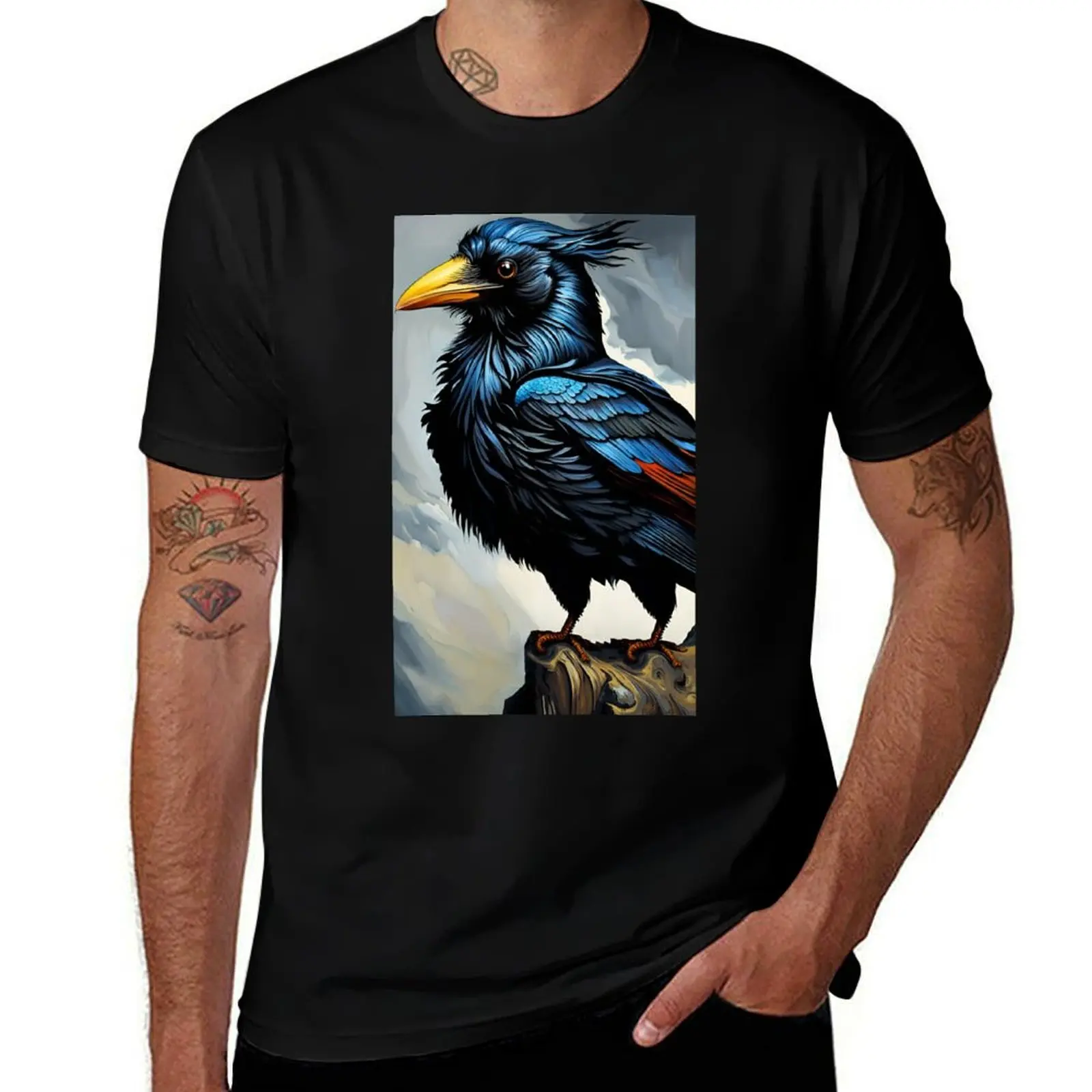 Blue Raven, Ai Generated Art T-Shirt blue archive plain blanks summer tops mens fashion
Blue Raven, Ai Generated Art T-Shirt blue archive plain blanks summer tops mens fashion
