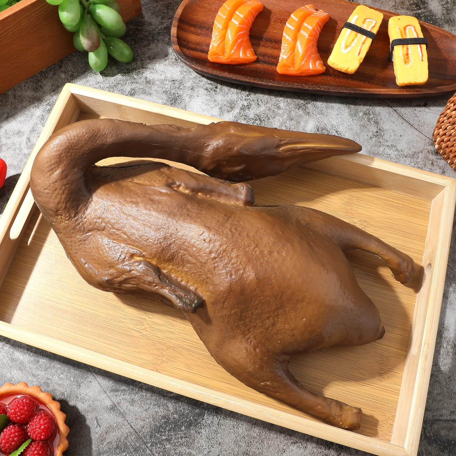 1pc Plastic Simulation Food Decoration For Home Office Restaurant Photo Roast Decoration Prop Roast Ornament
1pc Plastic Simulation Food Decoration For Home Office Restaurant Photo Roast Decoration Prop Roast Ornament