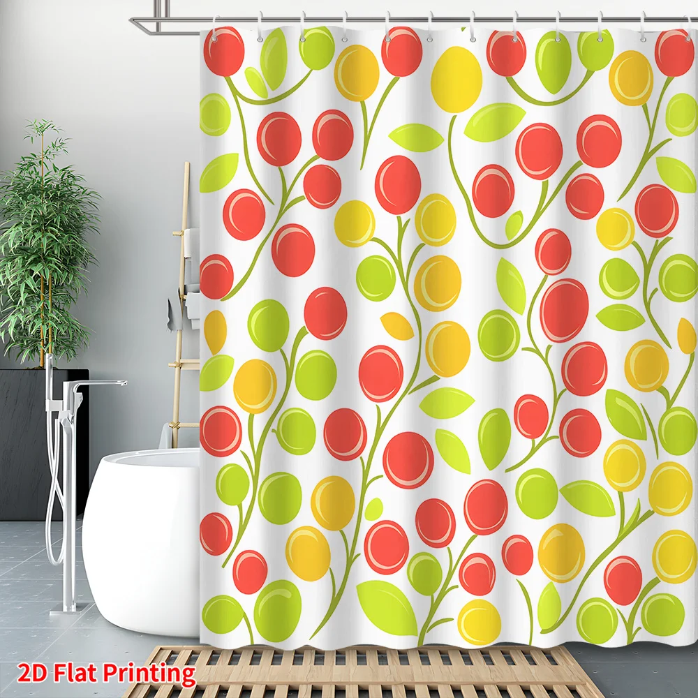 Modern Botanical Fruit Pattern Shower Curtain Waterproof Tropical Design Bathroom Shower Liner 90x180cm Decor
Modern Botanical Fruit Pattern Shower Curtain Waterproof Tropical Design Bathroom Shower Liner 90x180cm Decor