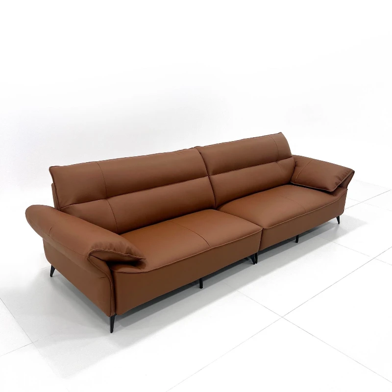Sofa first layer cowhide minimalist leather small apartment living room modern simple straight row leather sofa
Sofa first layer cowhide minimalist leather small apartment living room modern simple straight row leather sofa