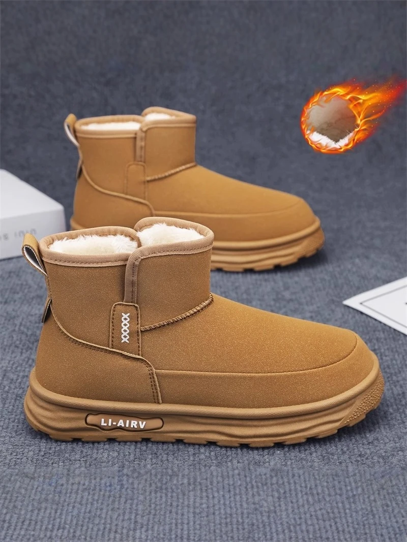 Northeast Men's Winter Snow Boots Fleece Lined Thickened Warm Fur Integrated Waterproof Non Slip Large Cotton Shoes
Northeast Men's Winter Snow Boots Fleece Lined Thickened Warm Fur Integrated Waterproof Non Slip Large Cotton Shoes