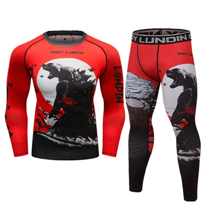 Men's 2 Pieces Muay Thai Men MMA Kickboxing Sport Suit MMA BJJ Rashguard T Shirts Rash Guard Fitness Tracksuit Boxing Jersey Set
Men's 2 Pieces Muay Thai Men MMA Kickboxing Sport Suit MMA BJJ Rashguard T Shirts Rash Guard Fitness Tracksuit Boxing Jersey Set