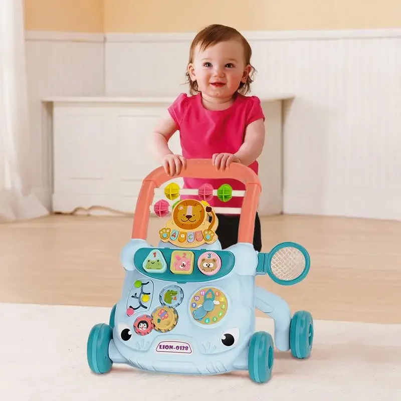 Baby Walker Multifunction Infant Stand-to-Sit Toddler Four Wheels Trolley Kids Learning Piano Gift Anti-rollover Toddler Toys
Baby Walker Multifunction Infant Stand-to-Sit Toddler Four Wheels Trolley Kids Learning Piano Gift Anti-rollover Toddler Toys