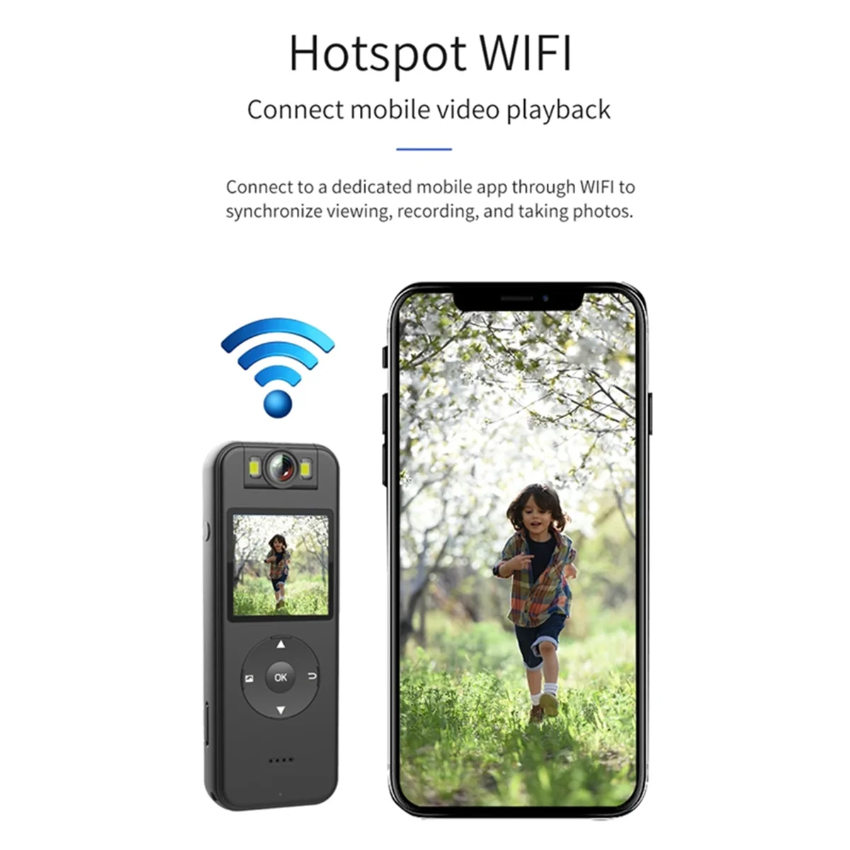M20K 4K Mini WIFI Camera with IPS Screen,Back Clip Full HD Body Camera,Wearable Pocket Bodycam Camcorder with 64G Menmry Card
M20K 4K Mini WIFI Camera with IPS Screen,Back Clip Full HD Body Camera,Wearable Pocket Bodycam Camcorder with 64G Menmry Card