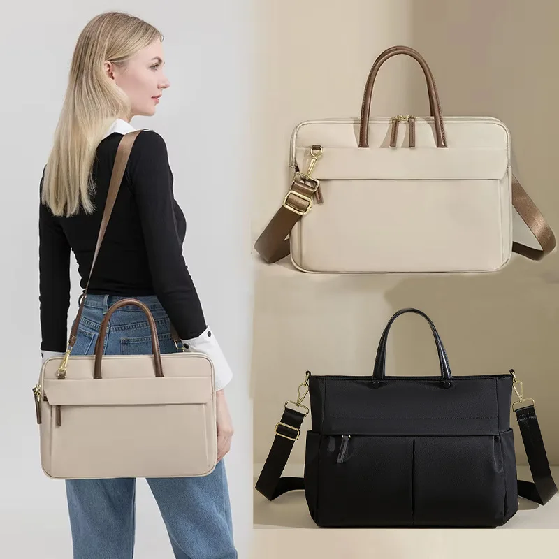 Laptop bag One shoulder messenger tote bag Large capacity business 16 inch computer bag
Laptop bag One shoulder messenger tote bag Large capacity business 16 inch computer bag
