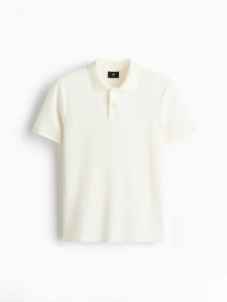 H&M Men's Shirt Knitted Slim Fit Summer New Style 2026 Waffle Pattern Fashionable Casual Wear Polyester Cotton Blend
H&M Men's Shirt Knitted Slim Fit Summer New Style 2026 Waffle Pattern Fashionable Casual Wear Polyester Cotton Blend