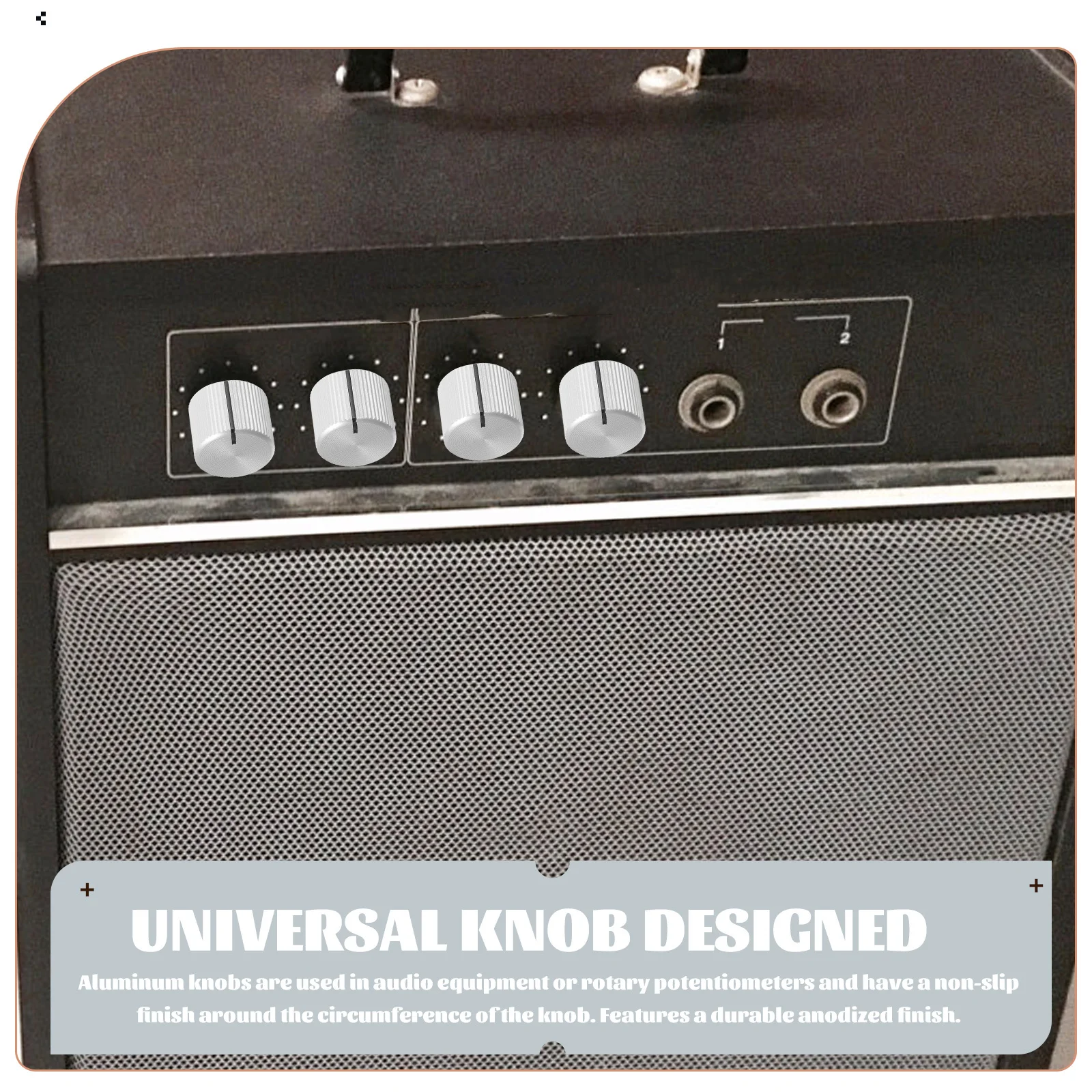 Aluminum Knob Cap For Guitar Bass Volume Control Potentiometer Universal Fit Amp Preamp Effect Pedal Audio Equipment
Aluminum Knob Cap For Guitar Bass Volume Control Potentiometer Universal Fit Amp Preamp Effect Pedal Audio Equipment