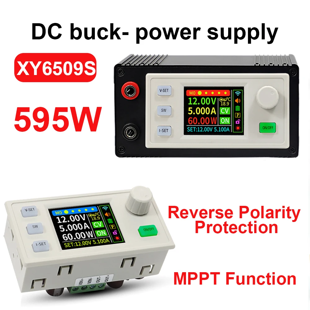 XY6509S Регулируемый источник питания постоянного тока с ЧПУ Понижающий преобразователь постоянного тока 0-65 В 585 Вт Понижающий стабилизированный регулятор напряжения и тока 360 ° Вращение
XY6509S Регулируемый источник питания постоянного тока с ЧПУ Понижающий преобразователь постоянного тока 0-65 В 585 Вт Понижающий стабилизированный регулятор напряжения и тока 360 ° Вращение