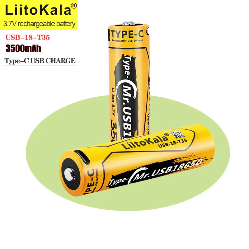 1-30 шт. новый LiitoKala USB-18-T35 Type-C 5 В вход 3,7 В 18650 3500 мАч емкость литиевая USB аккумуляторная батарея для игрушечной клавиатуры
1-30 шт. новый LiitoKala USB-18-T35 Type-C 5 В вход 3,7 В 18650 3500 мАч емкость литиевая USB аккумуляторная батарея для игрушечной клавиатуры