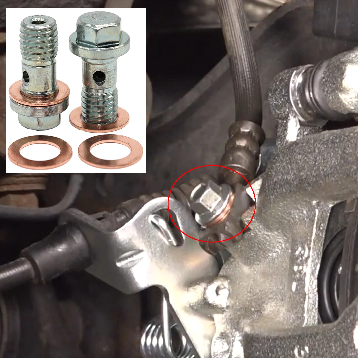 Front Left Right Caliper Hose Lines Banjo Fittings Bolts Copper Sealing Crush Washers Car Repair Kit For Saab 9-5 95 Opel Manta
Front Left Right Caliper Hose Lines Banjo Fittings Bolts Copper Sealing Crush Washers Car Repair Kit For Saab 9-5 95 Opel Manta