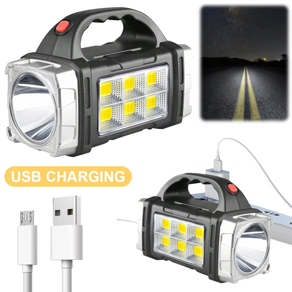 Portable Lightweight Searchlight USB Rechargeable IP44 Waterproof Outdoor Solar Torch Light Camping Lantern for Hiking Adventure
Portable Lightweight Searchlight USB Rechargeable IP44 Waterproof Outdoor Solar Torch Light Camping Lantern for Hiking Adventure