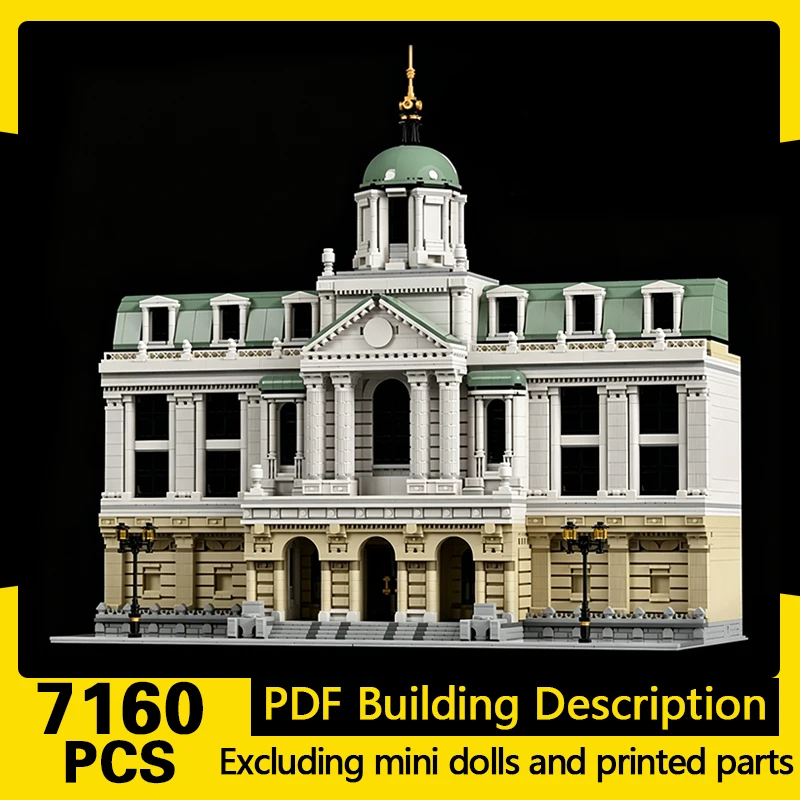 City Street View Model MOC Building Bricks Vintage Central Bank Modular Technology Gifts Holiday Assemble Children Toys Suit
City Street View Model MOC Building Bricks Vintage Central Bank Modular Technology Gifts Holiday Assemble Children Toys Suit