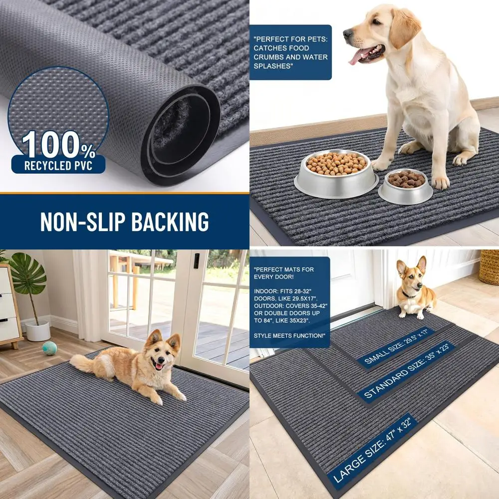 Прочный водостойкий коврик для дома и улицы, низкопрофильный, легко чистится, 40x32 см, серый
Прочный водостойкий коврик для дома и улицы, низкопрофильный, легко чистится, 40x32 см, серый