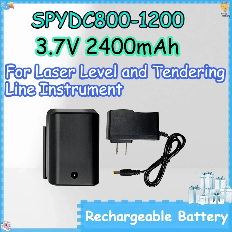 SPYDC800-1200 3.7V 2400mAh Rechargeable Batteries for Laser Level and Tendering Line Instrument
SPYDC800-1200 3.7V 2400mAh Rechargeable Batteries for Laser Level and Tendering Line Instrument