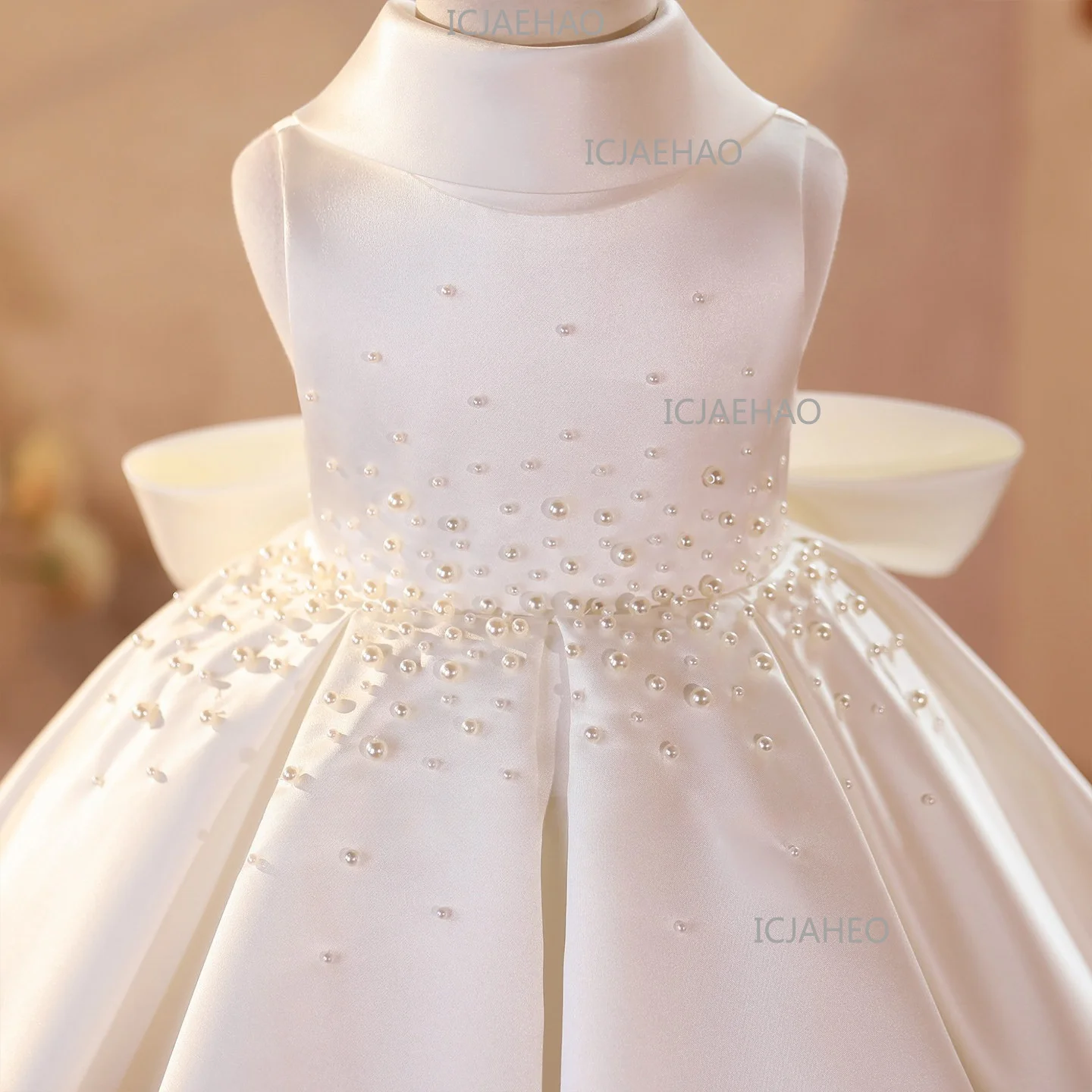 Girls White Pearl Formal Dress, Luxury Niche Princesso Performance Evening Wear Childrend Gown For Banquet Host Flower Girl Pian
Girls White Pearl Formal Dress, Luxury Niche Princesso Performance Evening Wear Childrend Gown For Banquet Host Flower Girl Pian