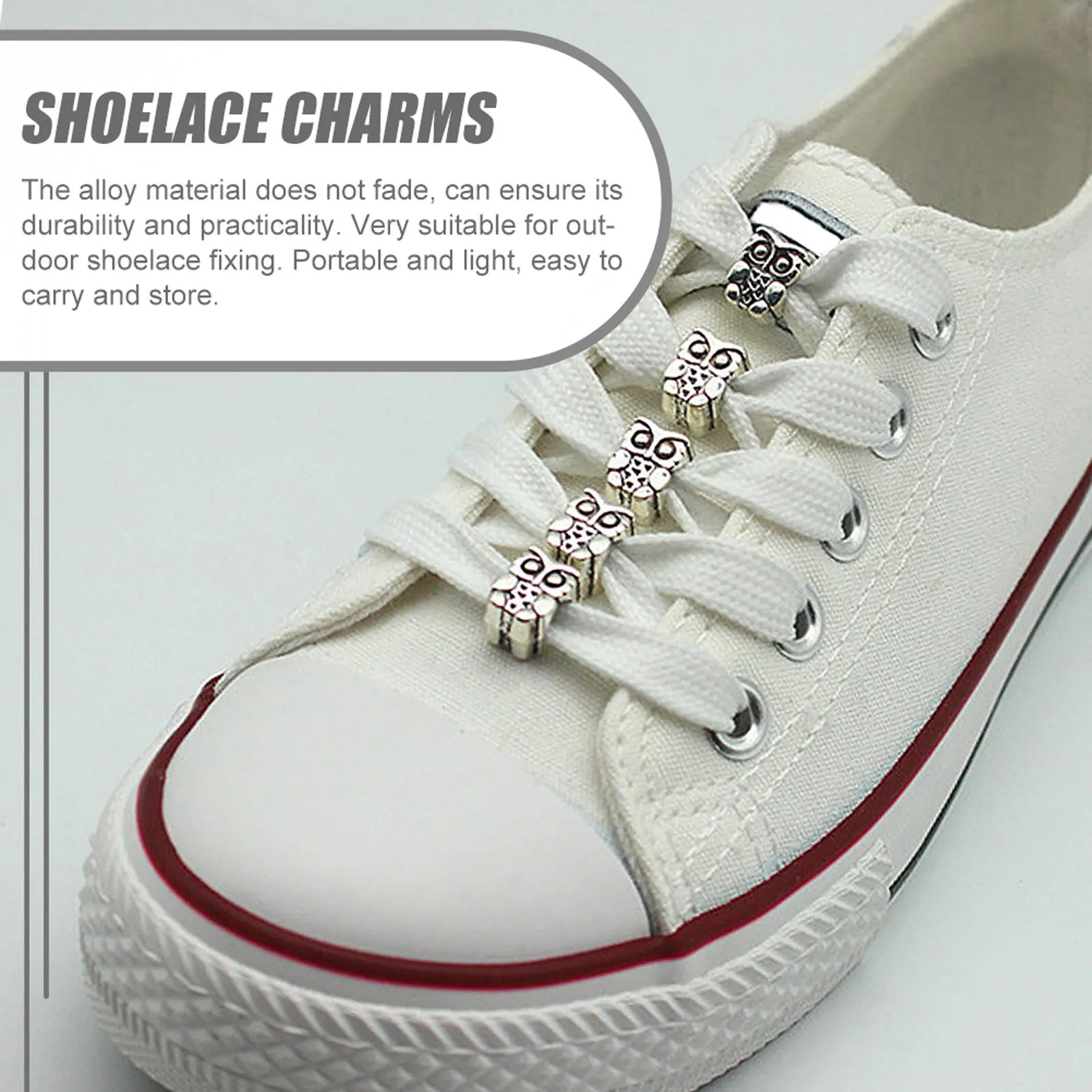 24Pcs Shoe Buckle Charms Elegant Owl Shape for Shoelace DIY Women Shoes Decor Sneaker Lace Accessories Shoelace Charms
24Pcs Shoe Buckle Charms Elegant Owl Shape for Shoelace DIY Women Shoes Decor Sneaker Lace Accessories Shoelace Charms