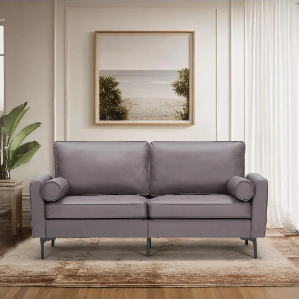 70" Mid-Century Modern Loveseat,3-Seater Suede Leather Sofa Couch with Comfy Upholstered Cushions/Pillows,Deep Seat Tufted Sofas
70" Mid-Century Modern Loveseat,3-Seater Suede Leather Sofa Couch with Comfy Upholstered Cushions/Pillows,Deep Seat Tufted Sofas