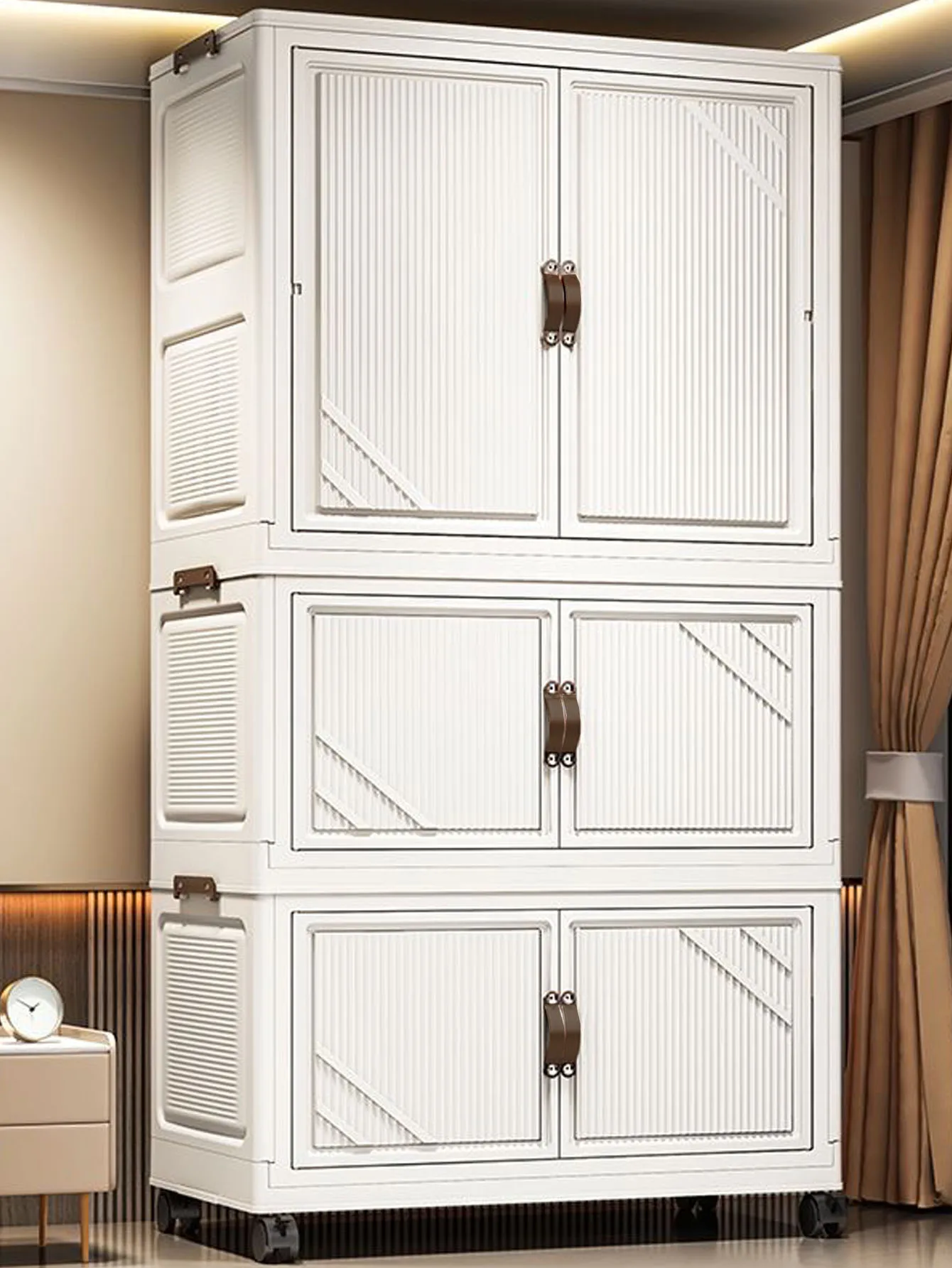 Double Door Foldable Storage Cabinet Mobile Home Living Furniture Durable Large Capacity Renting Essentials
Double Door Foldable Storage Cabinet Mobile Home Living Furniture Durable Large Capacity Renting Essentials