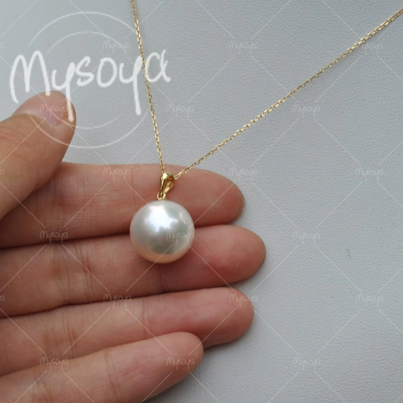 MYSOYA 11-13mm Large White Edison Pearl Pendant Necklace for Wife, Suitable for Wedding/ Annual Meeting/ Mother's Day Gift A0500
MYSOYA 11-13mm Large White Edison Pearl Pendant Necklace for Wife, Suitable for Wedding/ Annual Meeting/ Mother's Day Gift A0500