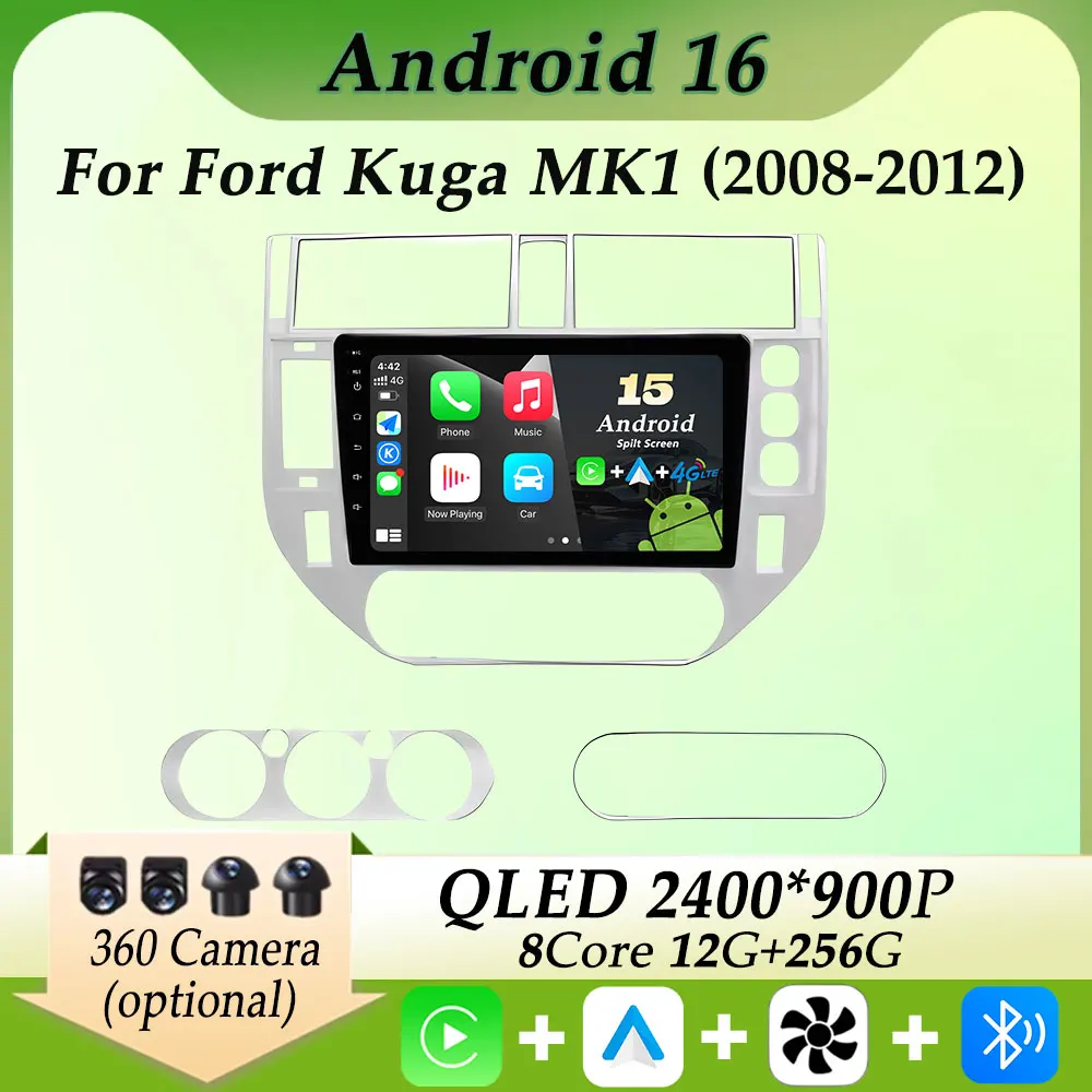 Car Radio Video Multimedia Player Carplay Android GPS Navigation Split Screen for Ford Kuga MK12008 - 2012 HD Screen DSP stereo
Car Radio Video Multimedia Player Carplay Android GPS Navigation Split Screen for Ford Kuga MK12008 - 2012 HD Screen DSP stereo