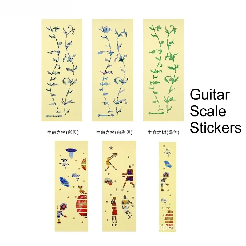 Thin Inlaid Stickers Fretboard Decal Mark Electric Acoustic Guitar DIY Guitar Scale Stickers Tone Name Stickers Self-study
Thin Inlaid Stickers Fretboard Decal Mark Electric Acoustic Guitar DIY Guitar Scale Stickers Tone Name Stickers Self-study