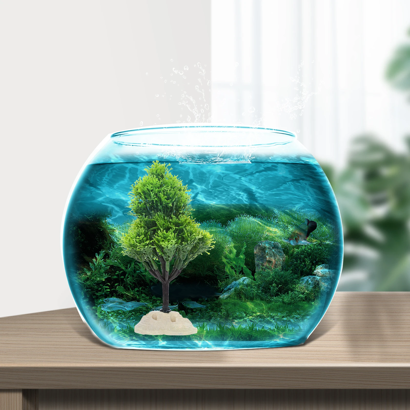 1pc Fish Tank Christmas Tree Aquatic Grass Decoration Lifelike Aquarium Tree Decor Artificial Water Plants Plastic Fake
1pc Fish Tank Christmas Tree Aquatic Grass Decoration Lifelike Aquarium Tree Decor Artificial Water Plants Plastic Fake
