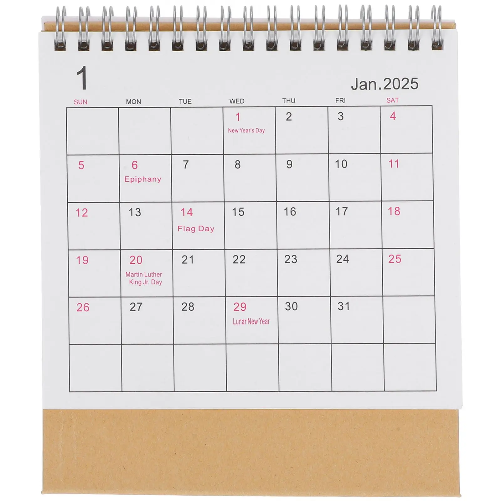 English Version Desk Calendar Simple Desktop Small for Mini Large Standing Calander
English Version Desk Calendar Simple Desktop Small for Mini Large Standing Calander